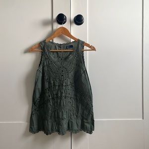 Gap eyelet blouse